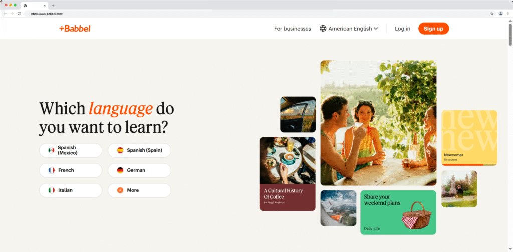 babbel official website
