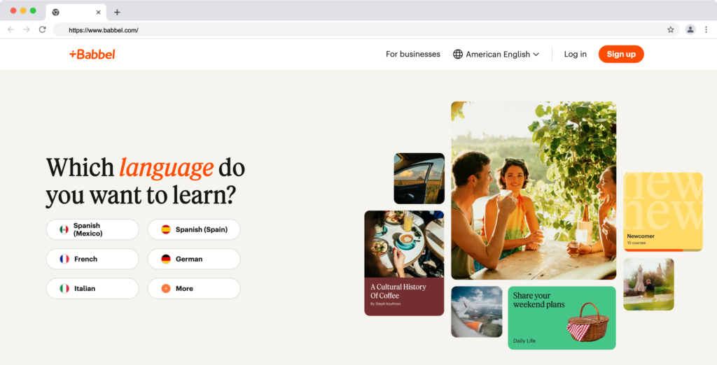 babbel official website