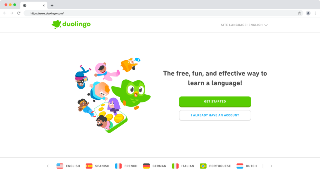duolingo official website